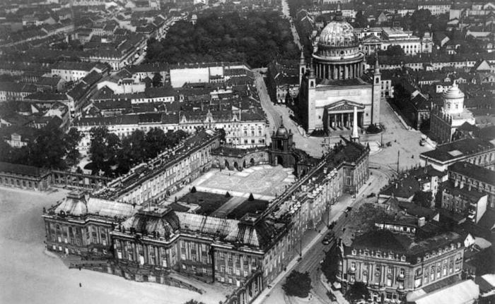 Stadtschloss, Luftbild, Potsdam
