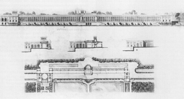 Grundriss, Aufriss, Orangerieschloss, Potsdam