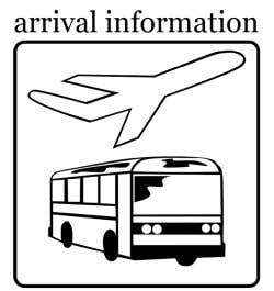 arrival information, potsdam, bus, boat, car